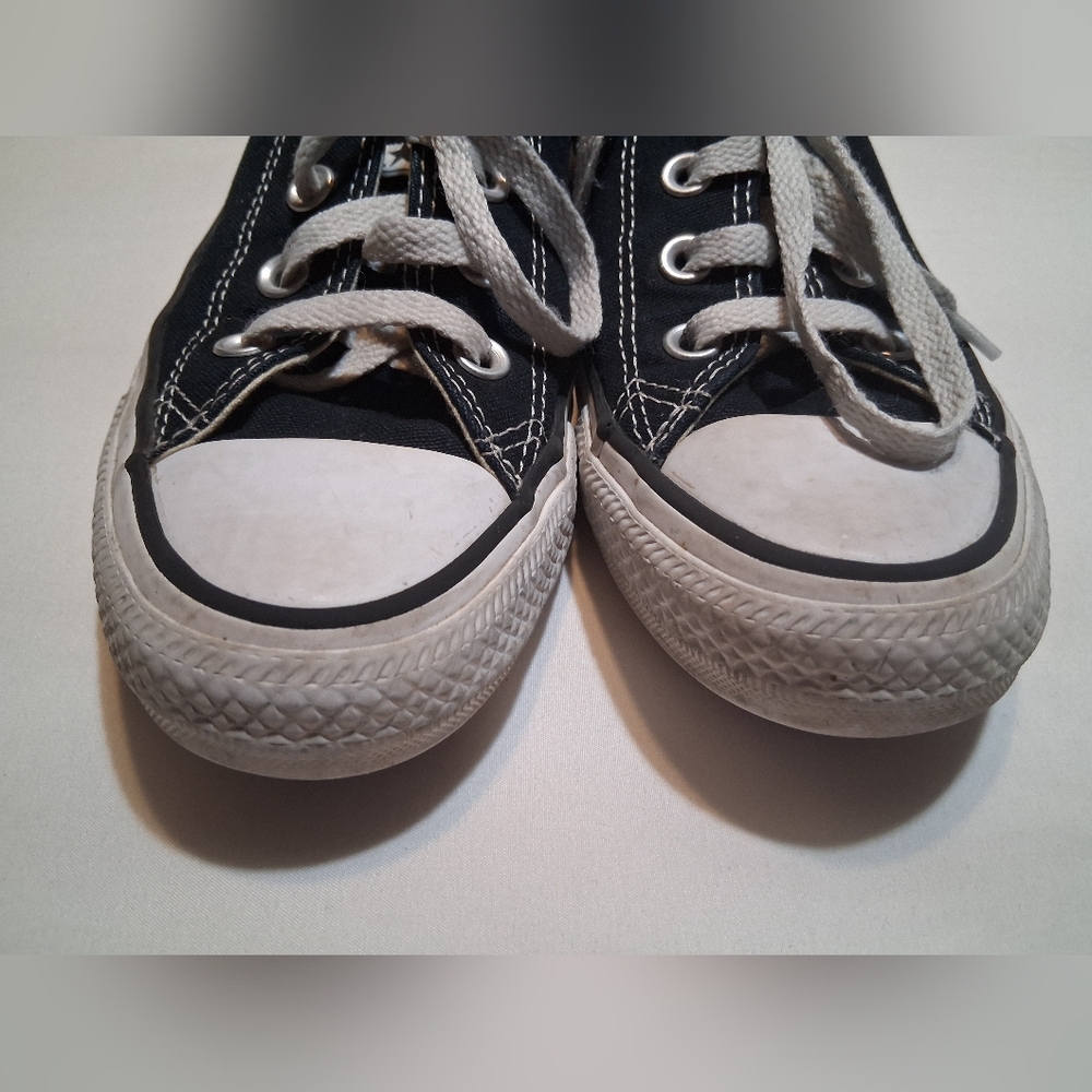 Converse All Star Black White Low Top Women 6/ Men 4 , Grunge Classic Streetwear - Picture 4 of 11